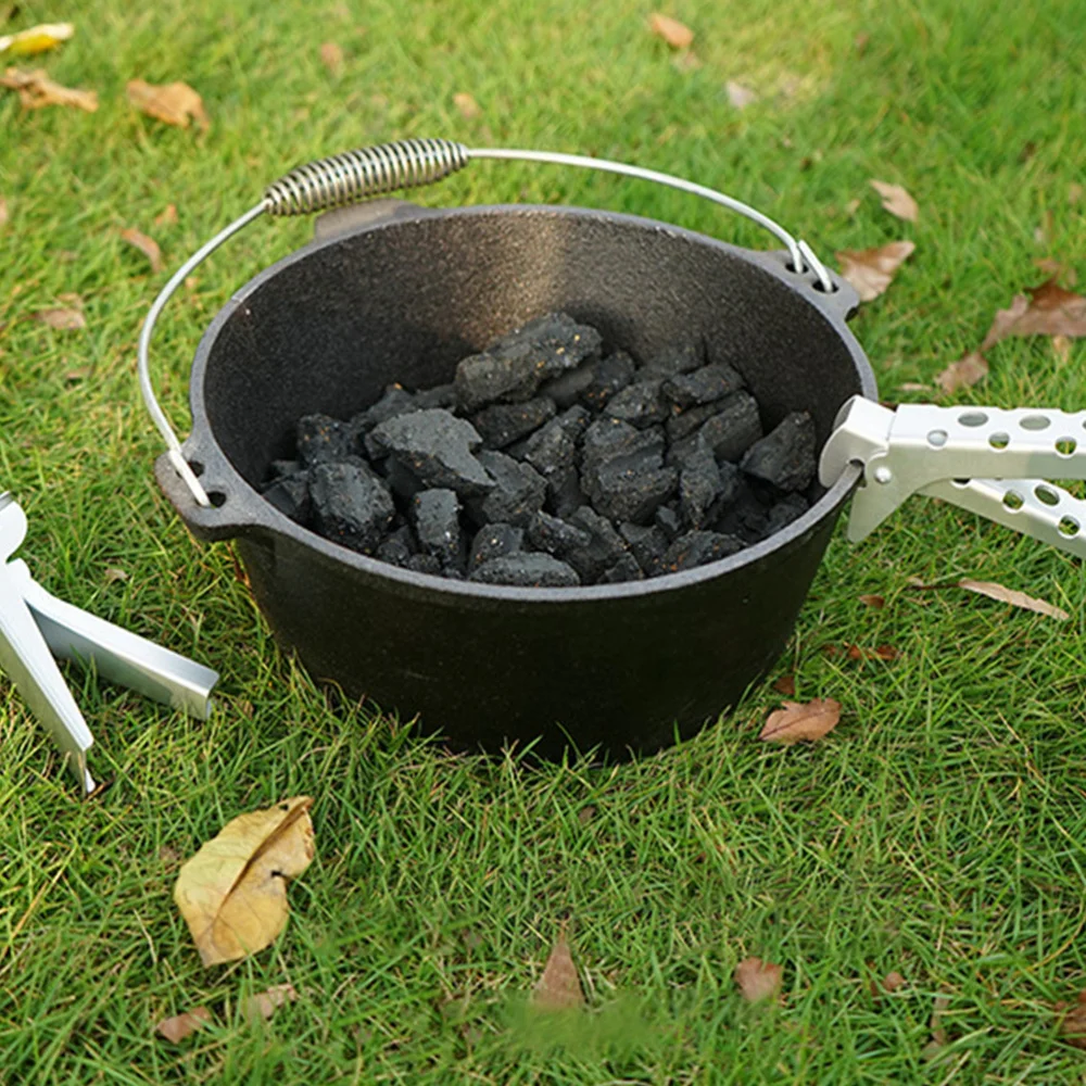 

Frying Pan Gripper Camping Pot Pan Gripper Cookware Arm Holder Pan Handle Holder