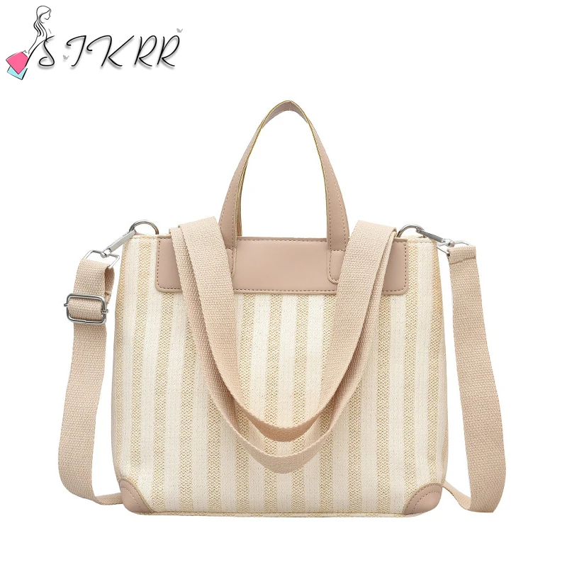 

S.IKRR летняя соломенная сумка через плечо сумки для женщин 2021 дизайнерские женские сумки через плечо Модные трендовые пляжные маленькие сумк...