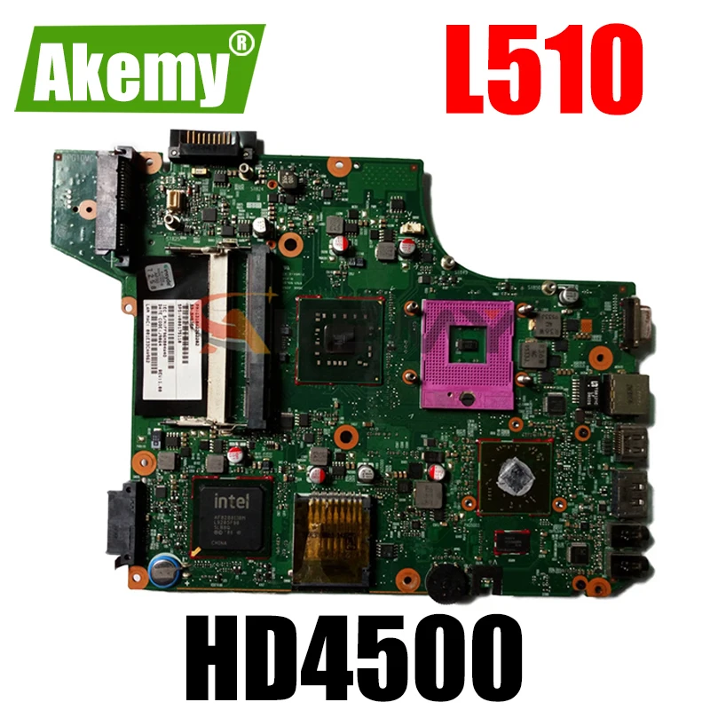

Материнская плата PN 1310A2262202 SPS V000175110 6050A2262201-MB-A02 для ноутбука toshiba Satellite L510, материнская плата PM45 DDR2 HD 4500