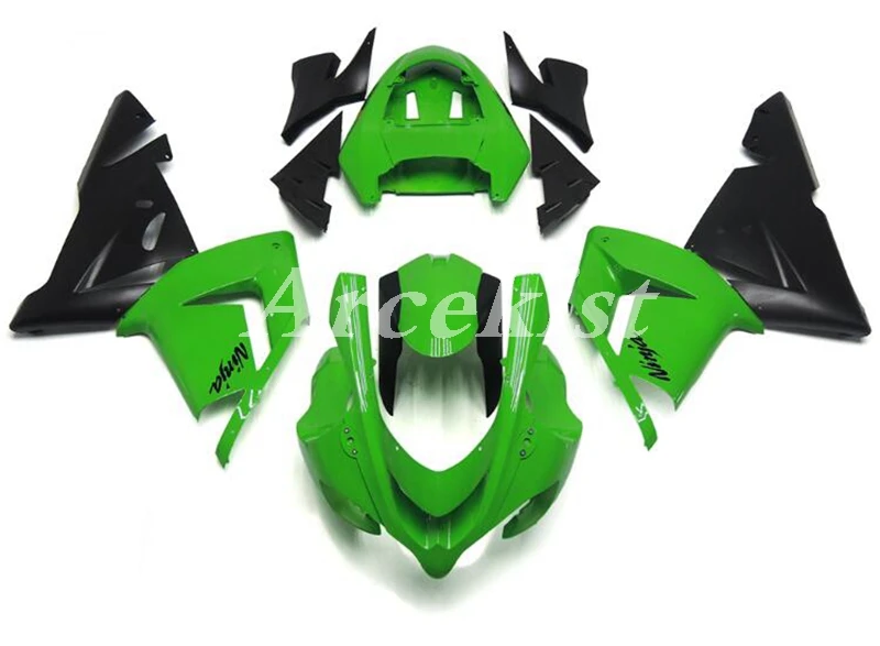 

New ABS whole Fairings Kit Fit for Kawasaki Ninja ZX-10R ZX10R 10R 2004 2005 04 05 Bodywork set Green