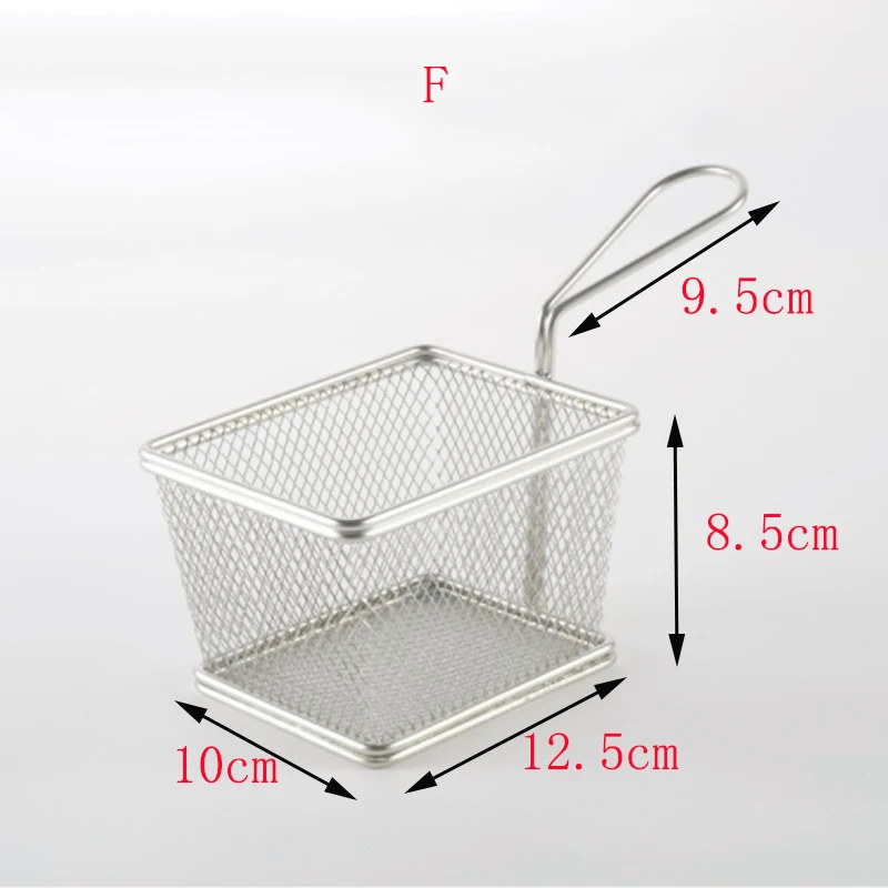 304 корзина шеф повара из нержавеющей стали для жарки картошки фри кухонный