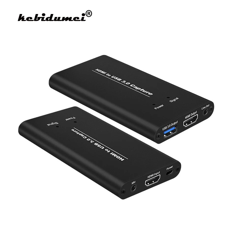 

Карта видеозахвата, USB 3,0, HDMI, с микрофоном, 4K, 60 Гц