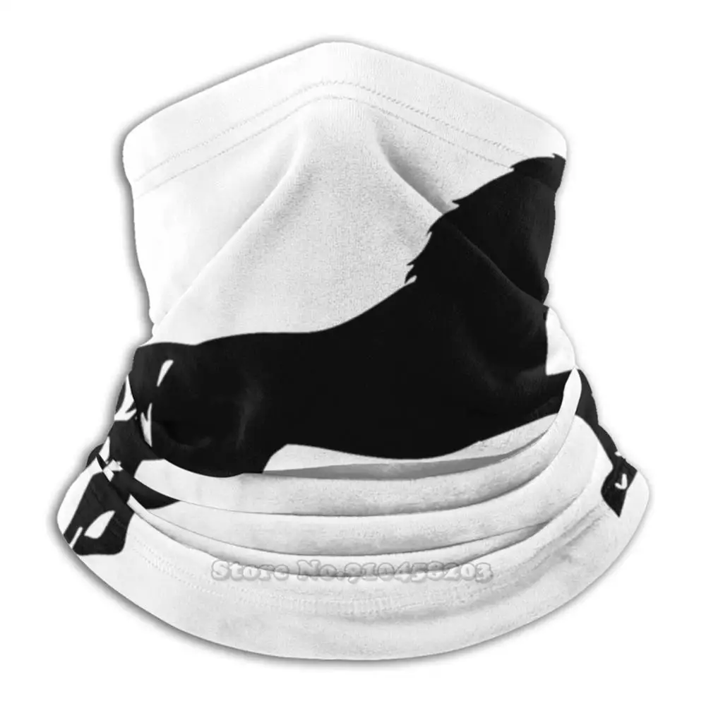 

Black Horse Scarf Bandana Headband Outdoor Climbing Warmer Face Mask Animals Horse Leaping Horse Black Horse Black Black
