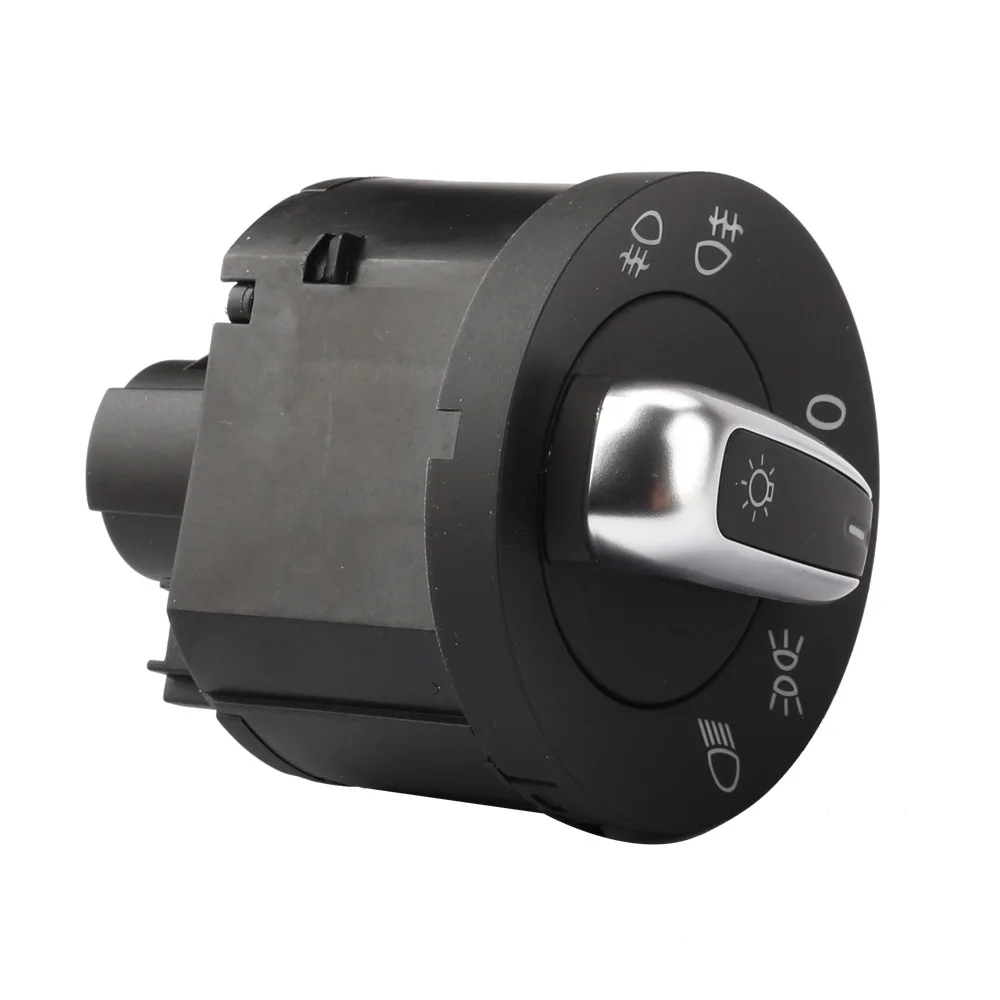 Хромированный переключатель автомобильных фар Dasbecan противотуманная фара для VW