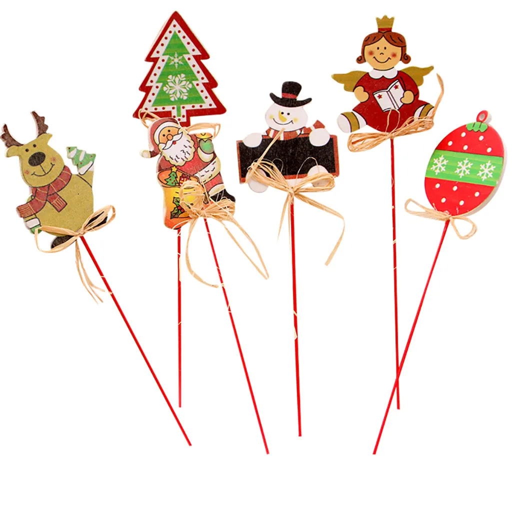 Рождественский новый продукт палка качалка деревянный подарок орнамент