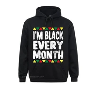 im black every month anime hoodie history month african american leisure april fool day mens hoodies hoods cheap sweatshirts