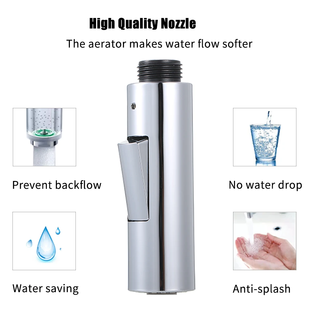 Горячий выдвижной кухонный кран насадка матовый никелевый распылительной