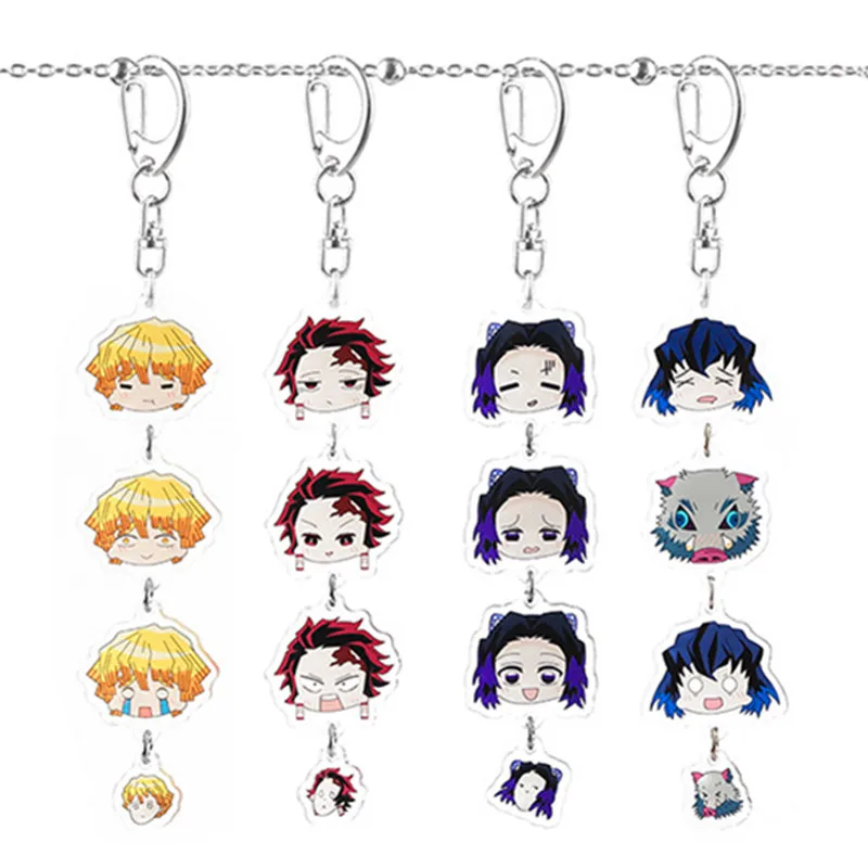 Брелок для ключей аниме рассекающий демонов киметасу камадо танджиру кочоу