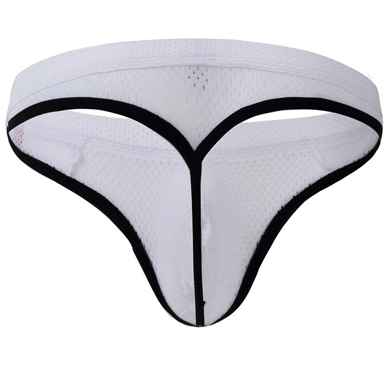 Мужские сексуальные сетчатые стринги стильные трусы нижнее белье женские с