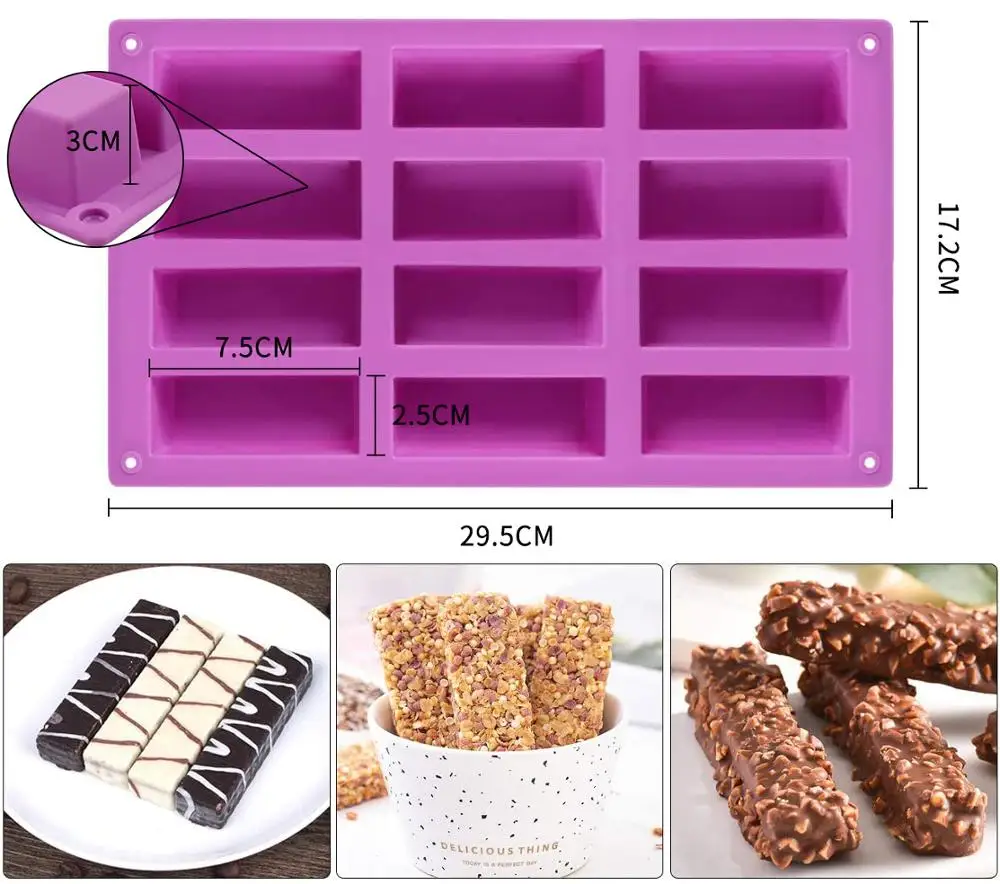 2 шт. силиконовые формы для протеиновых брусков|Формы тортов| |