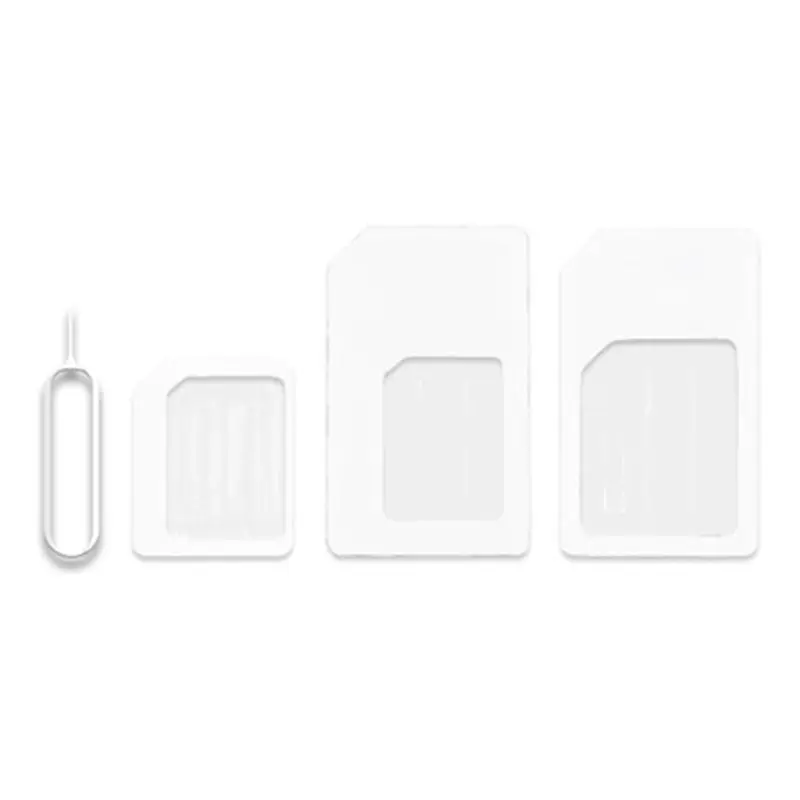 

4 in 1 Convert Nano SIM Card to Micro Standard Adapter for iphone for samsung 4G LTE USB Wireless Router W3JB