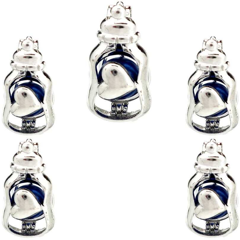 5 шт. открывающаяся бутылочка для кормления сердечная фаза коробка ожерелье