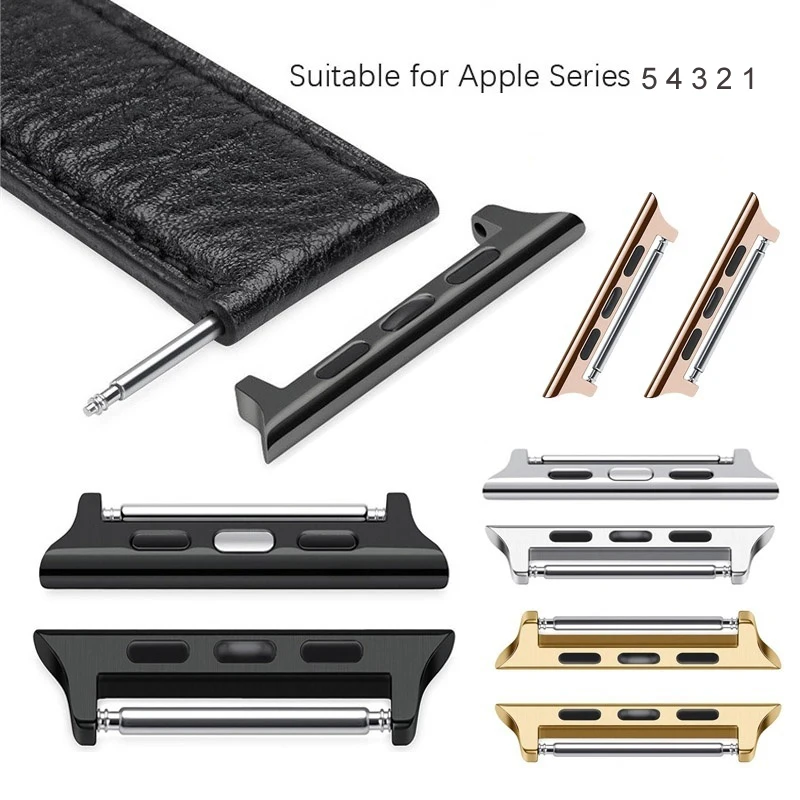 YAYUU адаптер для Apple Watch Band 38 мм 40 42 44 металлическая застежка аппаратный разъём iWatch