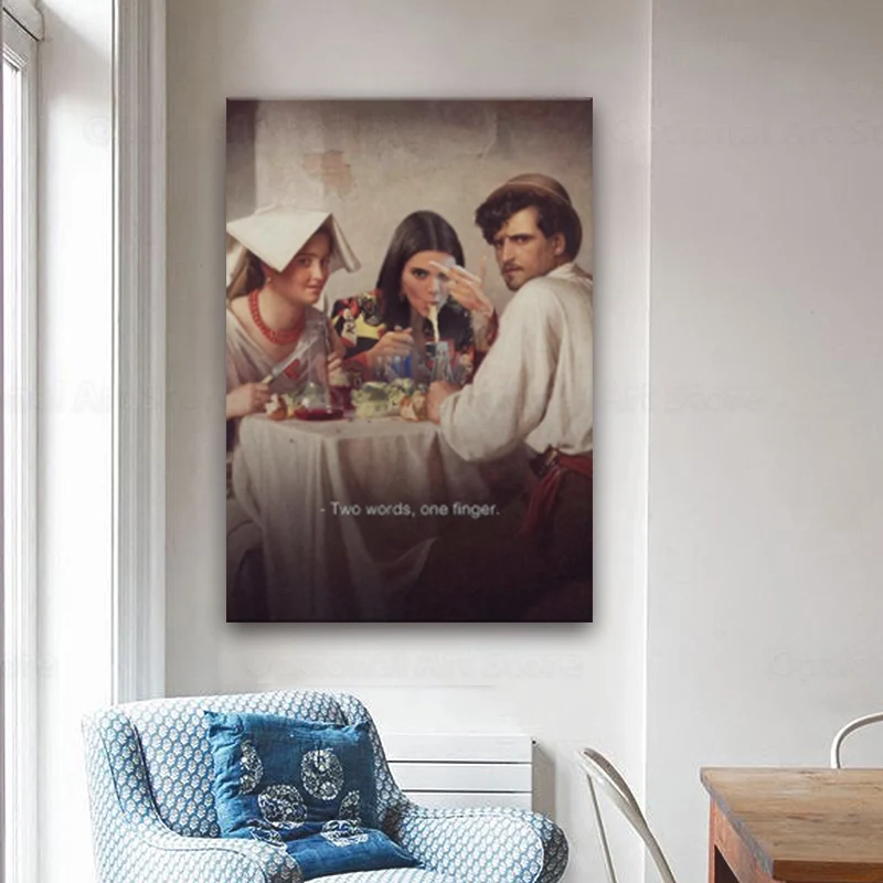

Kendall Jenner Romanticism Wall Art Canvas Decoration poster prints for living room Home bedroom decor Painting