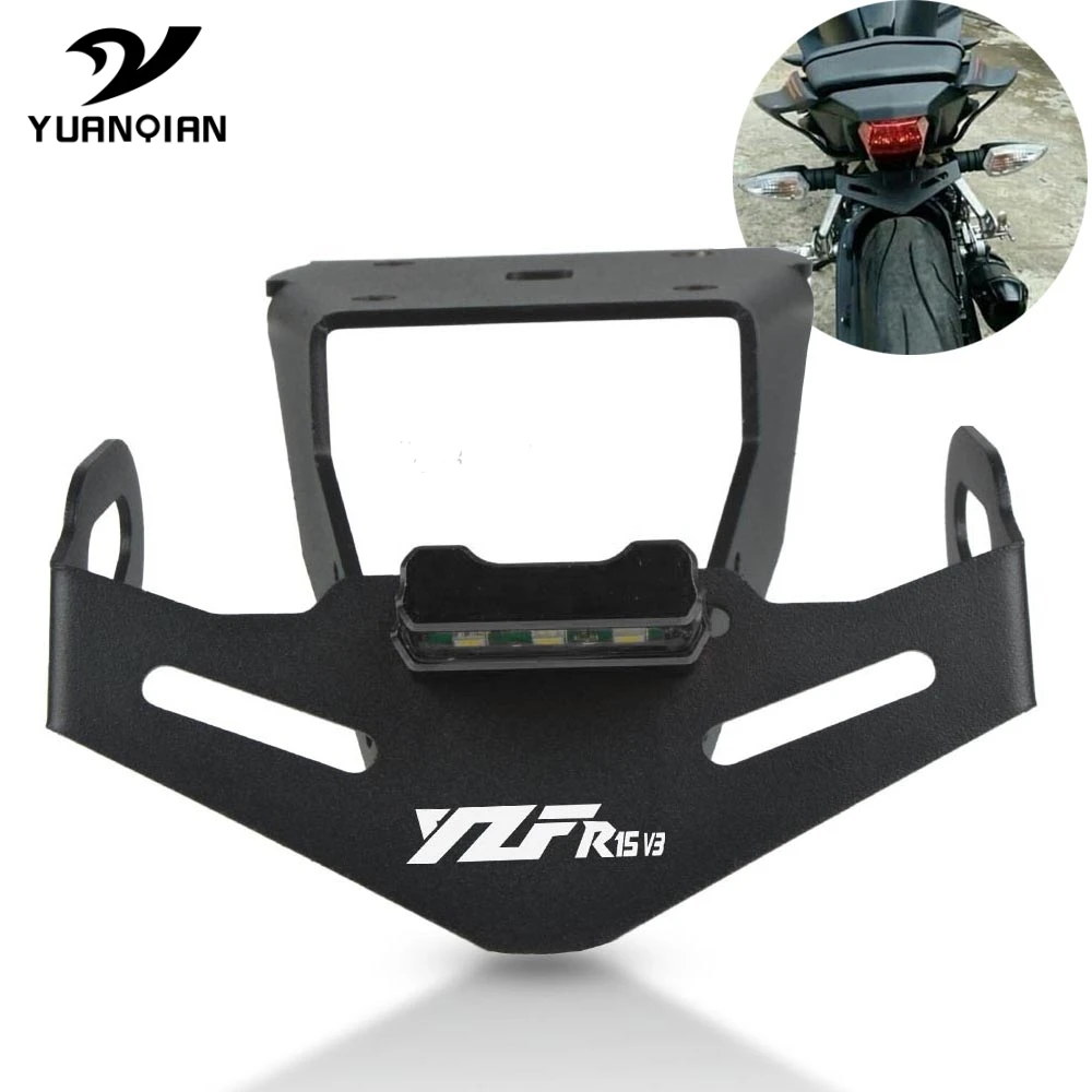 

Motorcycle Rear License Plate Holder Bracket Bracket Tail Tidy Fender For YAMAHA YZF-R15 V3 YZF R15 V3 YZFR15 V3 2017-2020 2019