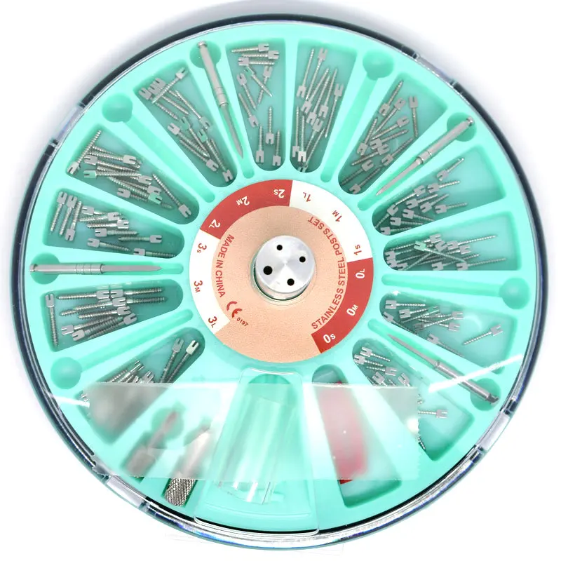 120 шт., винтовые штифты из нержавеющей стали для стоматологических инструментов