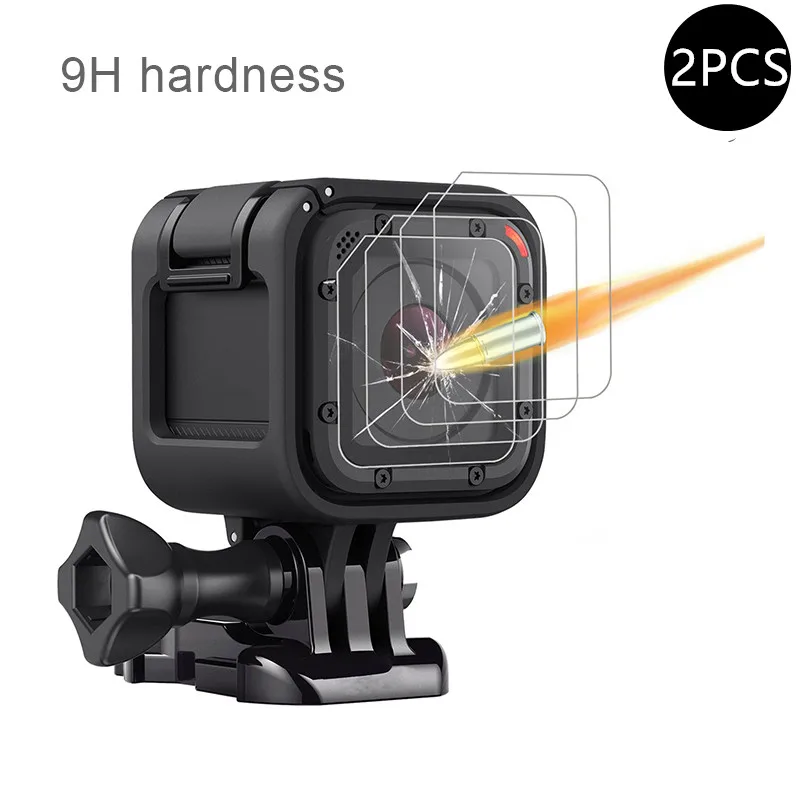 Закаленное защитное стекло для Gopro Hero 4 Session 5 объектив устойчивая к царапинам