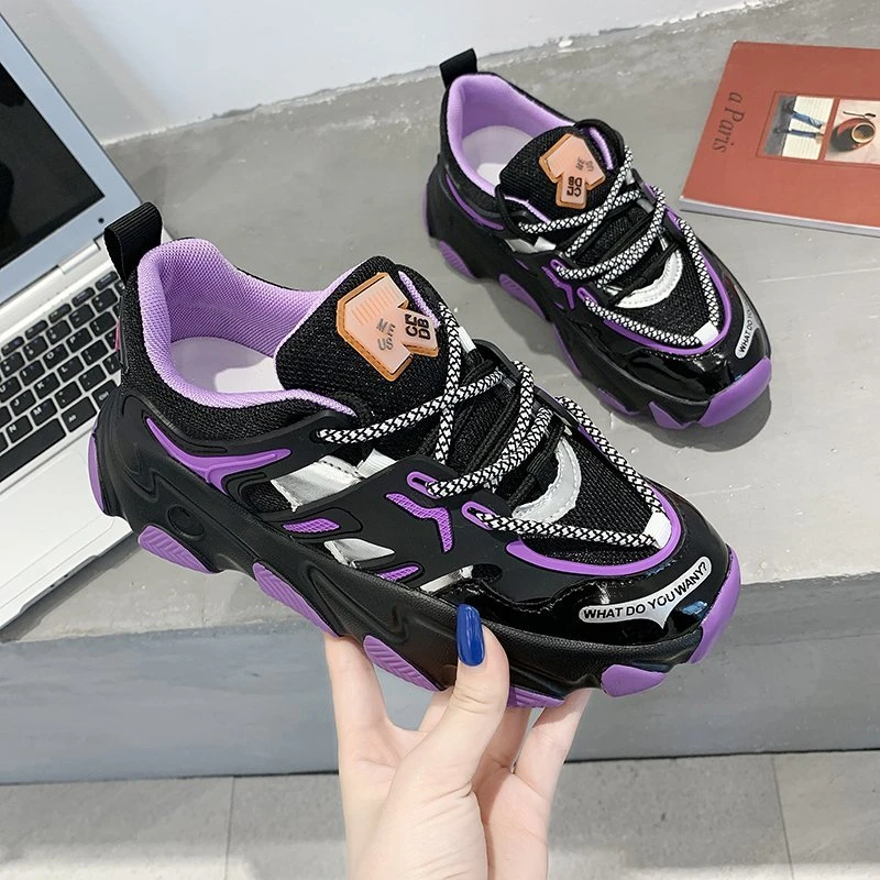 Женские массивные кроссовки модные брендовые теннисные туфли на платформе