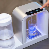 lcd mini water dispenser instant fast heating household pure water bottled pump table drink dispenser hot water boiler dispenser