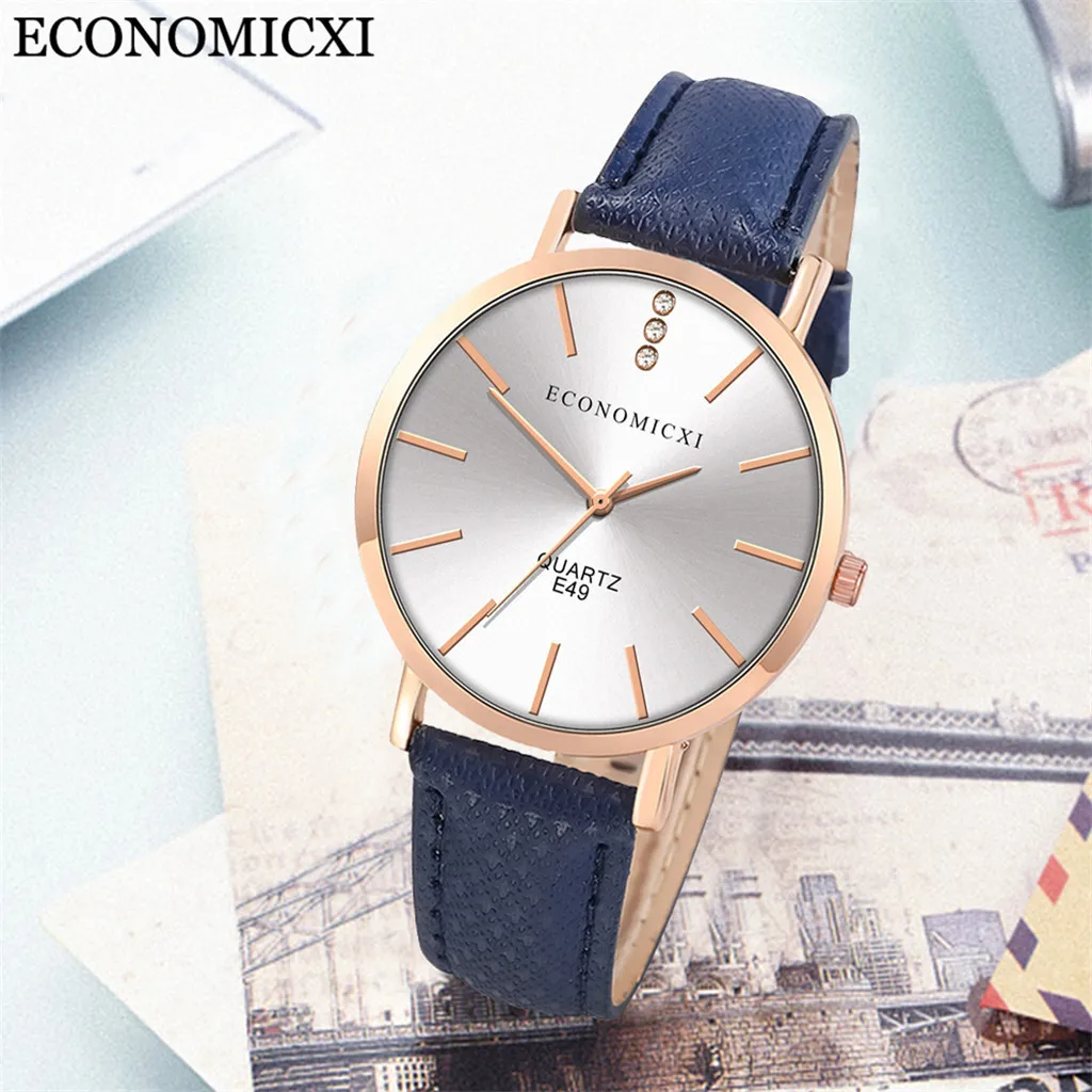 Женские часы кварцевые аналоговые с большим циферблатом изысканные роскошные