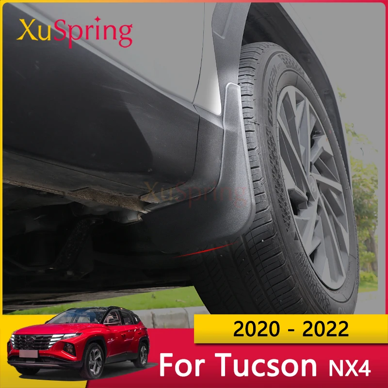

Car Mudflaps For Hyundai Tucson 2021 2022 Splash Guards Front Rear Mudguards Fenders Accessories Styling 4Pcs/Set