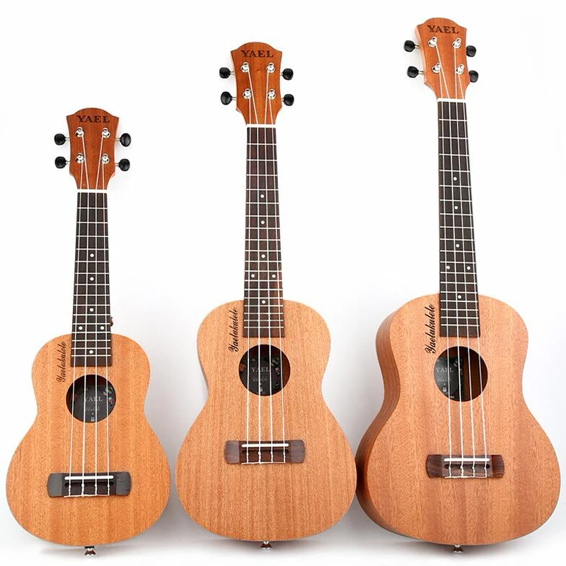 Высокое качество 21 23 26 дюймов 4 струны Sapele Ukulele Rosewood музыкальный инструмент