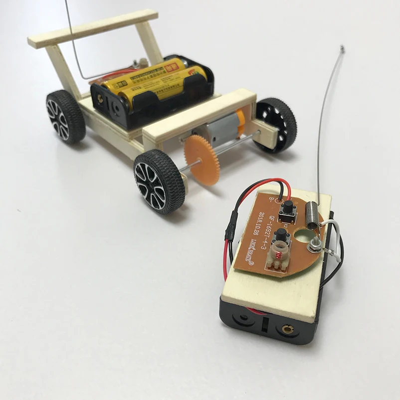 Diy Электромобиль игрушка беспроводной пульт дистанционного управления для