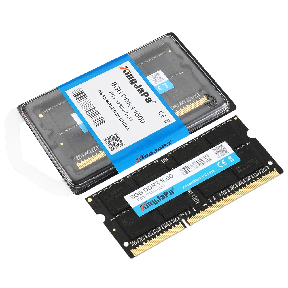 Новый ноутбук KingJaPa 8 Гб оперативной памяти DDR3 1600 МГц 4 для ноутбука Sodimm Memoria 2