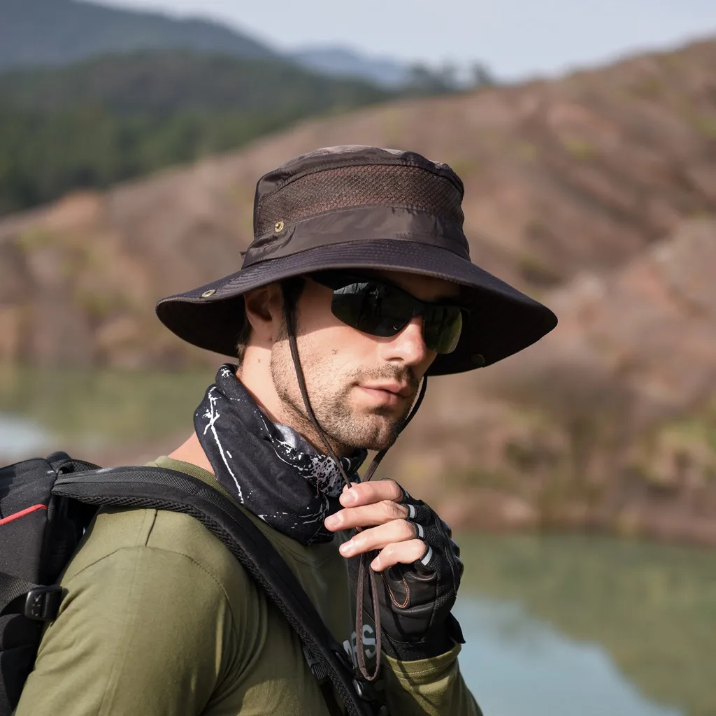 Коллекция 2020 года Кепка от солнца в стиле милитари сафари летняя Панама для