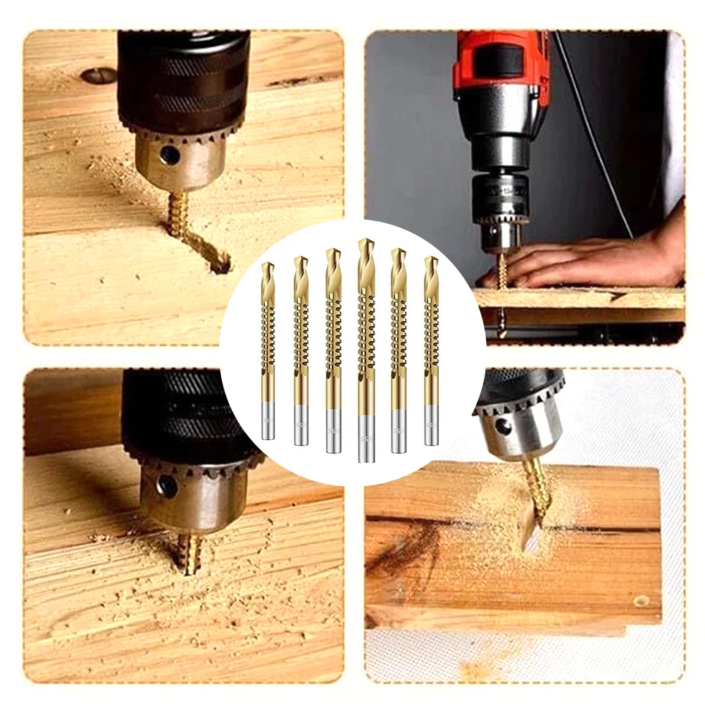 Набор кобальтовых сверл 6 шт. набор спиральных винтов метрические композитные