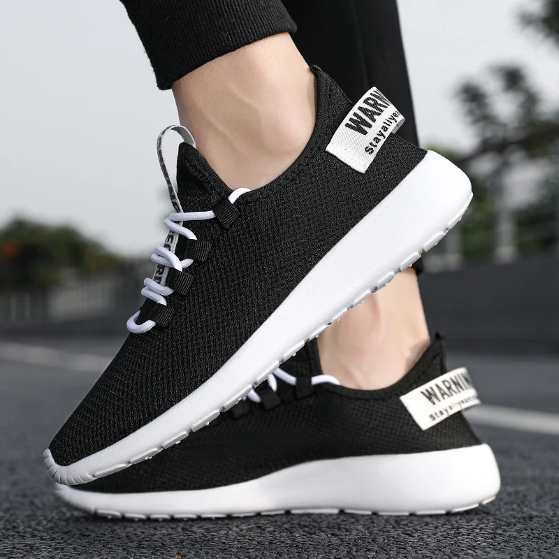 New trendy brand breathable casual sports shoes men's simple and versatile soft-soled Korean trend low-top | Обувь