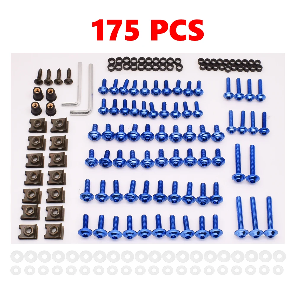 Универсальный мотоциклетный обтекатель винта Пружинные Болты Комплект