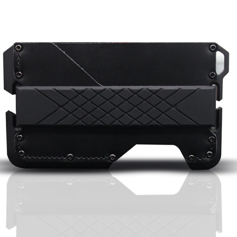 Кошелек EDC с металлическим зажимом алюминиевый металлический RFID держатель для