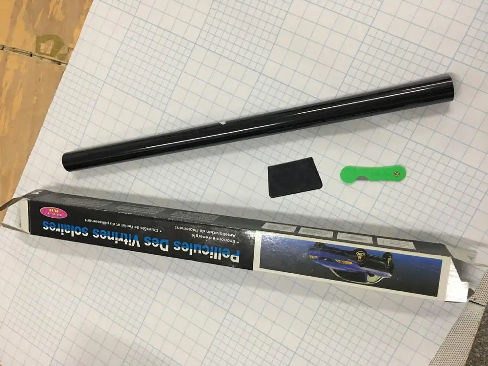 Пленка для окон автомобиля черная Тонировочная пленка 300 см х 50 | Автомобили и