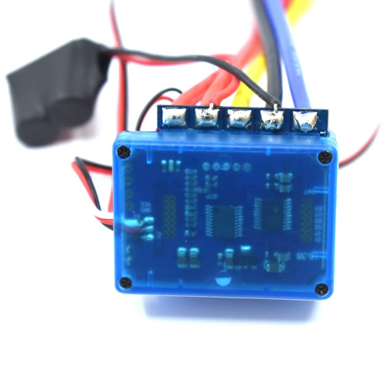 

1:10 Car Waterproof Brushless Esc + Program Card Combination Details, For 1/10 Rc Car