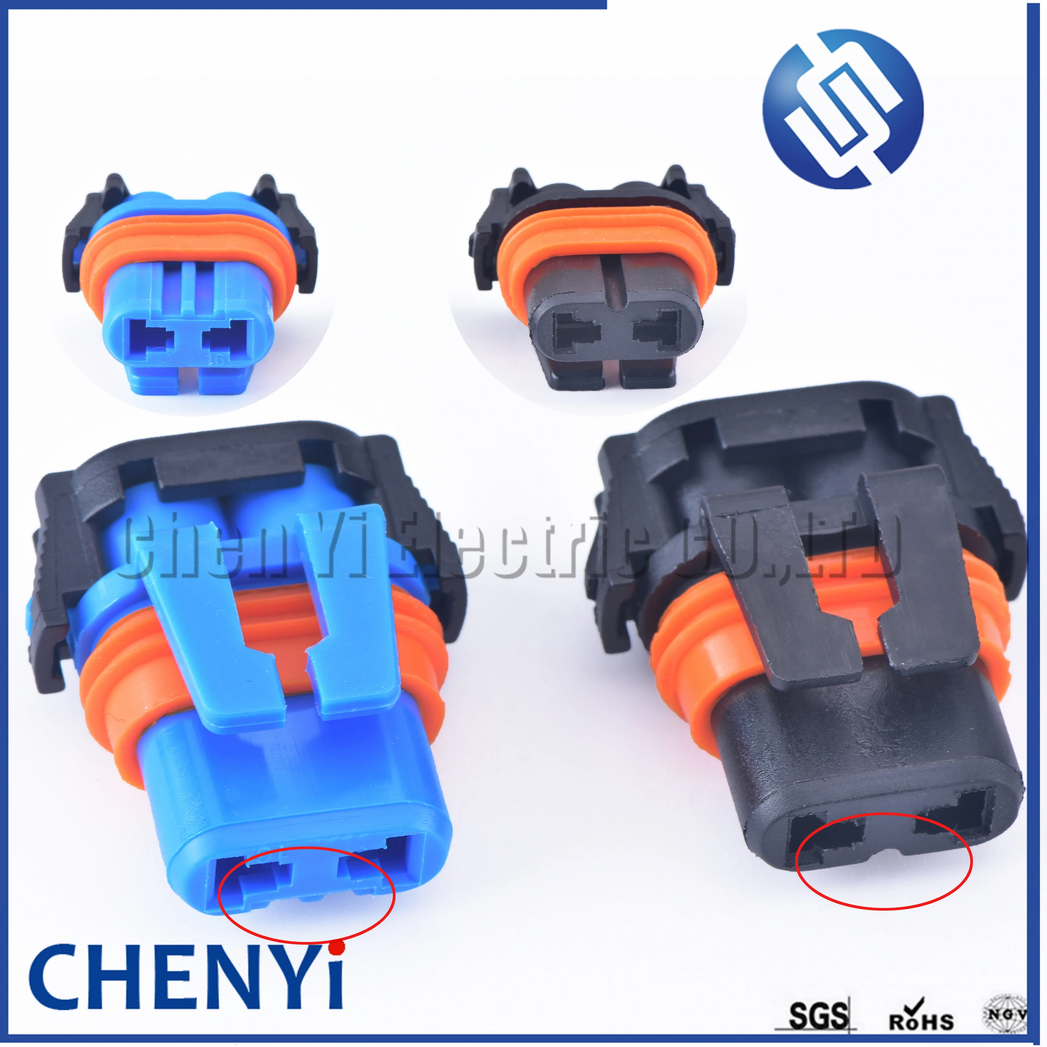 5 комплектов Delphi 2 контакта автомобильный водонепроницаемый провод переменного