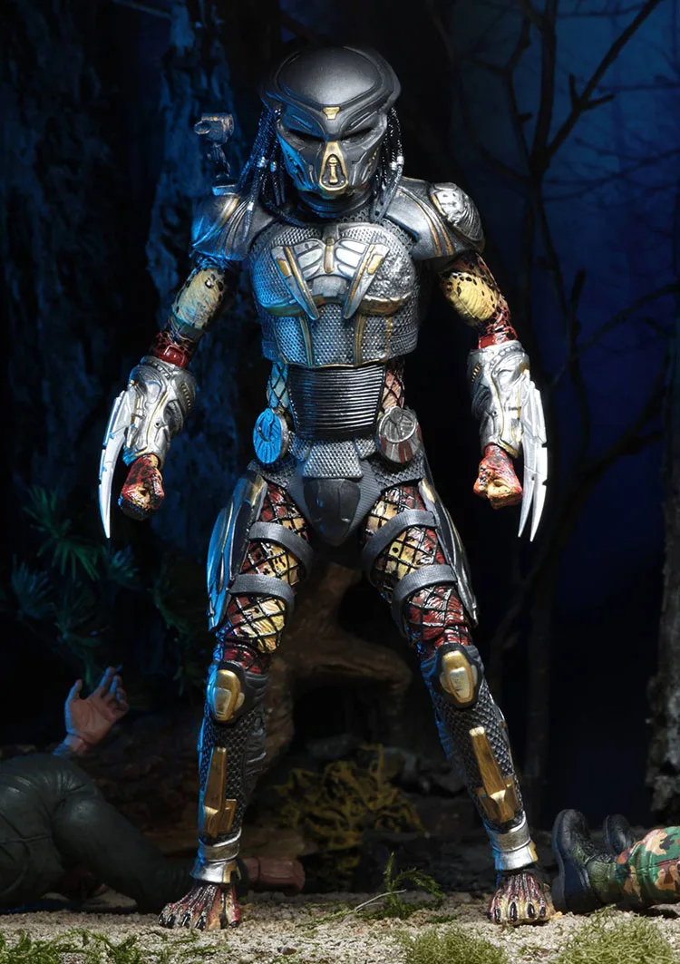 NECA 2шт голова инопланетяне против Хищника конечная скрывающаяся Хищник мноонфазная фигурка ПВХ фигурка Коллекционная подарочные модельные игрушки