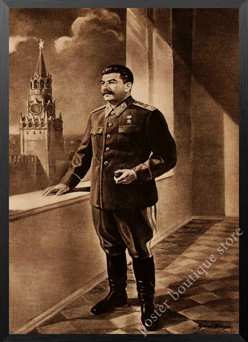 3 Вторая мировая война, ленинистская политика, Советский Союз, сталинский портрет CCCP Ретро плакат, крафт-бумага настенные декоративные винтажные - Цвет: 3
