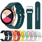 Ремешок силиконовый для Samsung Galaxy Watch 44Classic, браслет для Amazfit bip, Huawei GT 2 Band, 40 мм 44 мм Active 2 Gear S2 2022 мм