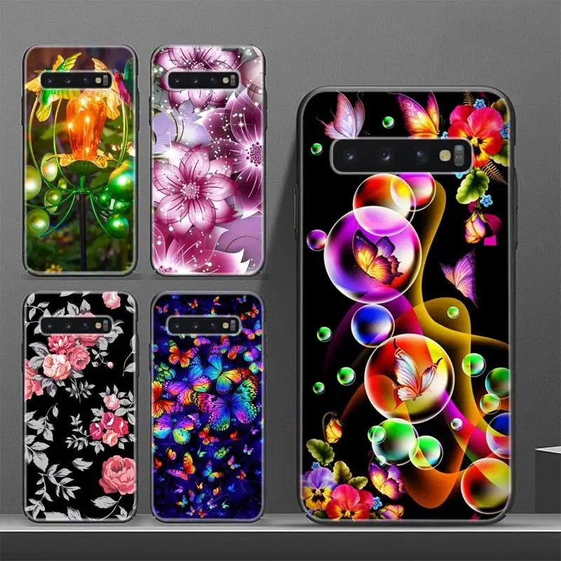 

Color Flower Print Pattern Phone Case For Samsung S8 9 10 20 Plus Note 9 10 10plus 20 20ultra M21 30