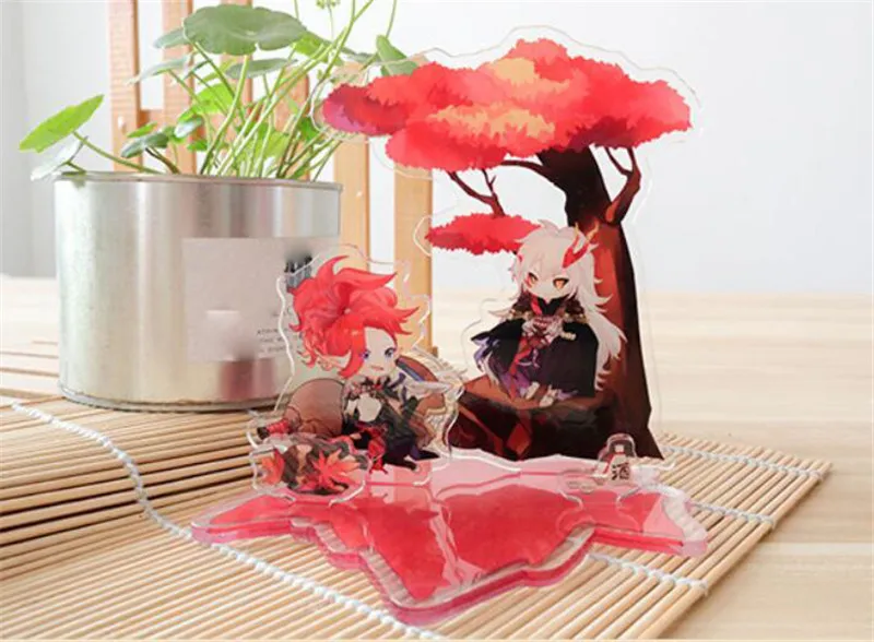 A Аниме Onmyoji Youko Fox Dai Tengu Ibaraki Doji Shuten douji сцена стенд фигурка игрушка Хэллоуин косплей стол стенд фигурка - Цвет: A