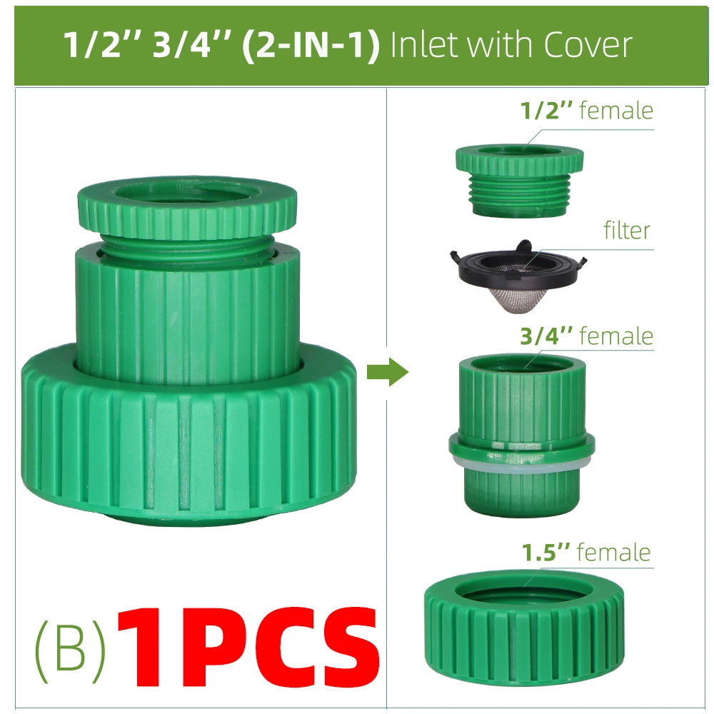

Соединитель для таймера полива 1/2" 3/4"