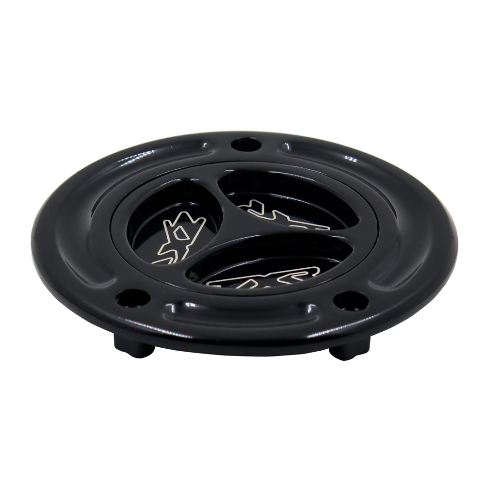 Черный Keyless газовой кепки откручивать алюминиевый гоночный топливный бак Крышка