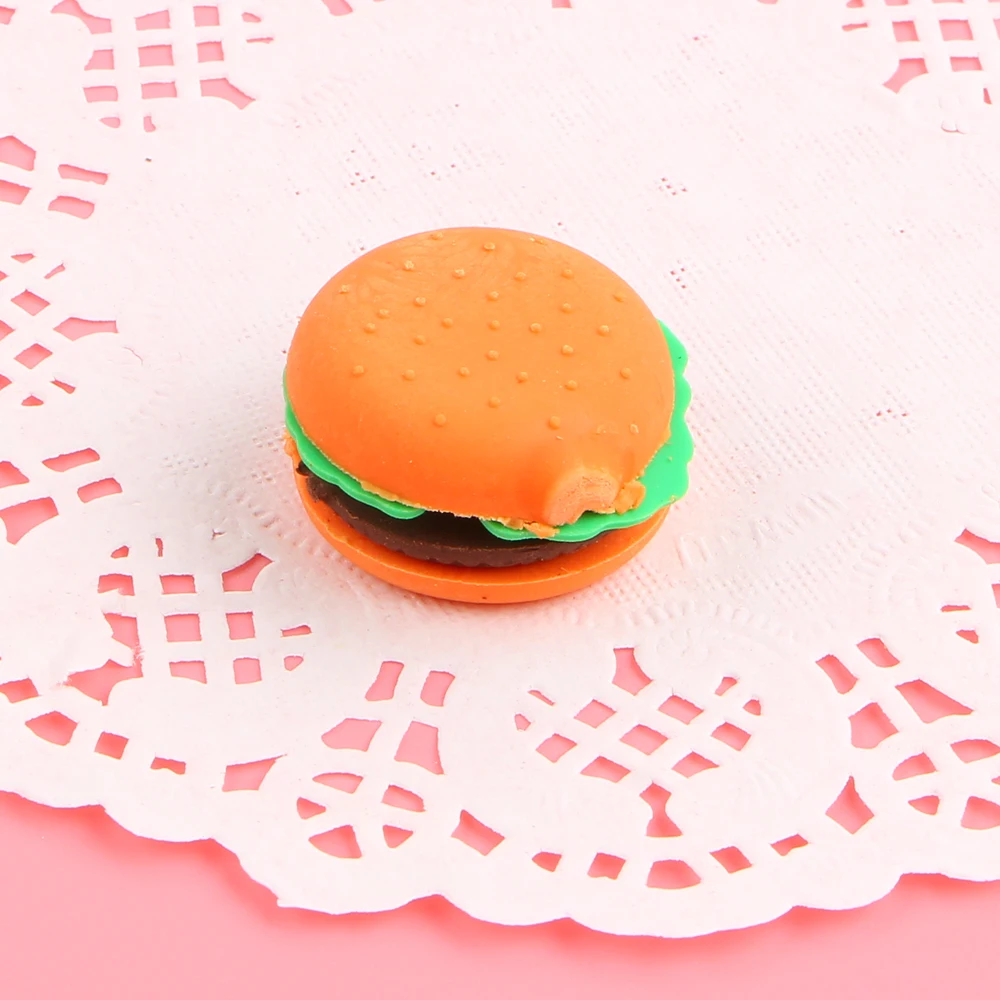 5pcs/lot Food Eraser Set for Kid's Love School Kawaii Pencil Rubber Stationery Supplies with Bag|eraser set|food erasers setfood eraser |