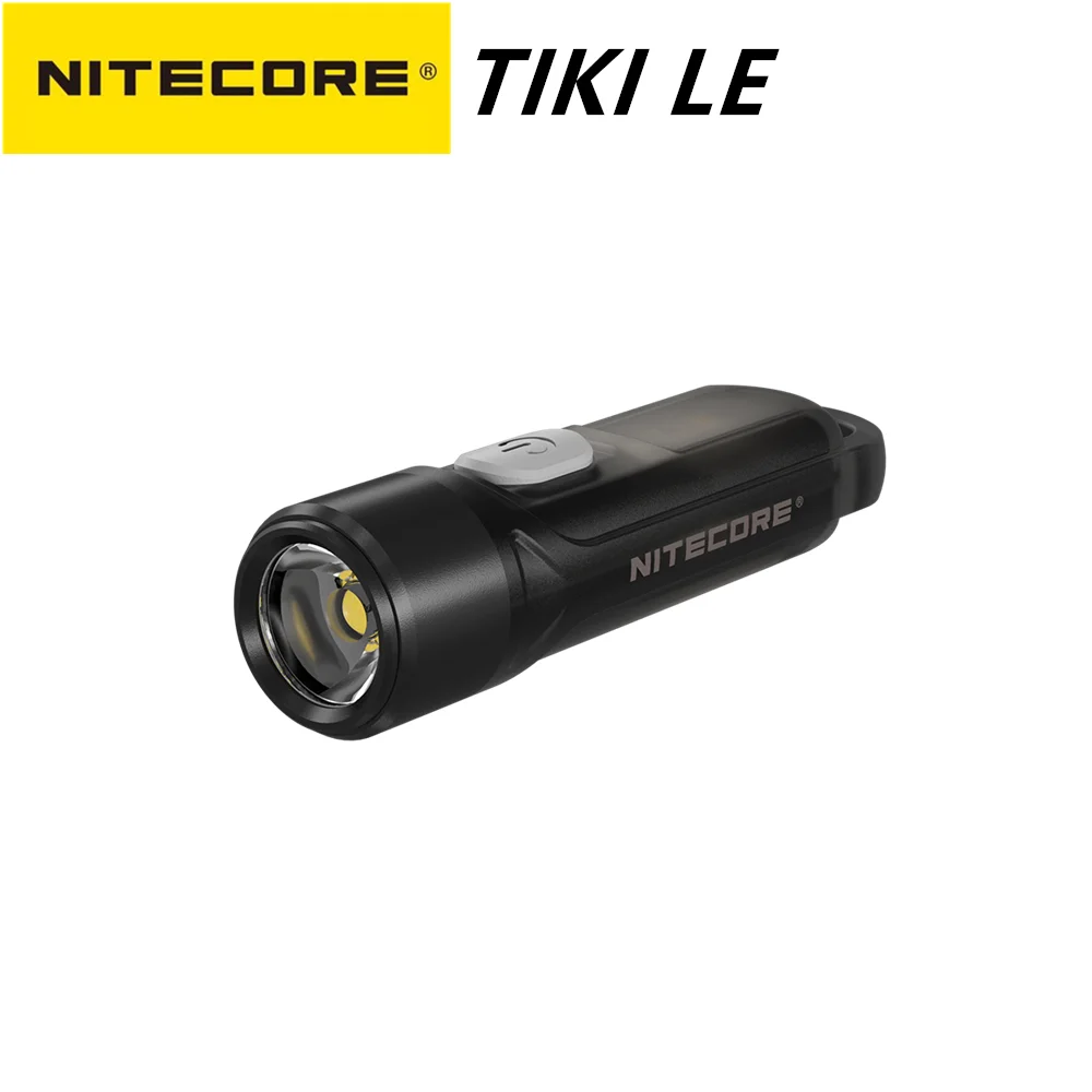 Оригинальный NITECORE TIKI LE keychain light GITD 300 люмен Мини-футуристический светильник для