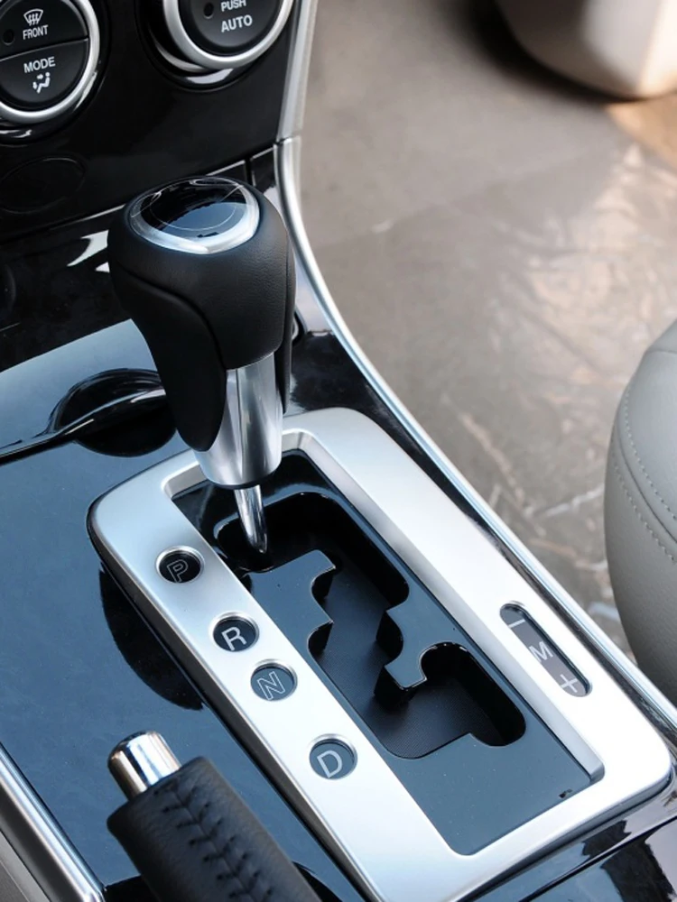 Leather Gear Shift Knob S62510206 For Mazda 3 6 CX-7 CX-5 CX-9 KURUMAGO 