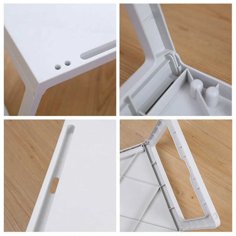 

52 x 34 x 4cm Laptop Desk Convenient Foldable Bed Desk Otaku Study Desk Computer Desks Small Table ABS