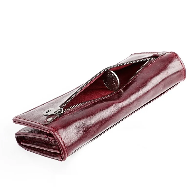 Long Clutch Wallets for Women Coin Purse Phone Pocket Genuine Leather Female Wallet Card Holder Money Bag Carteira