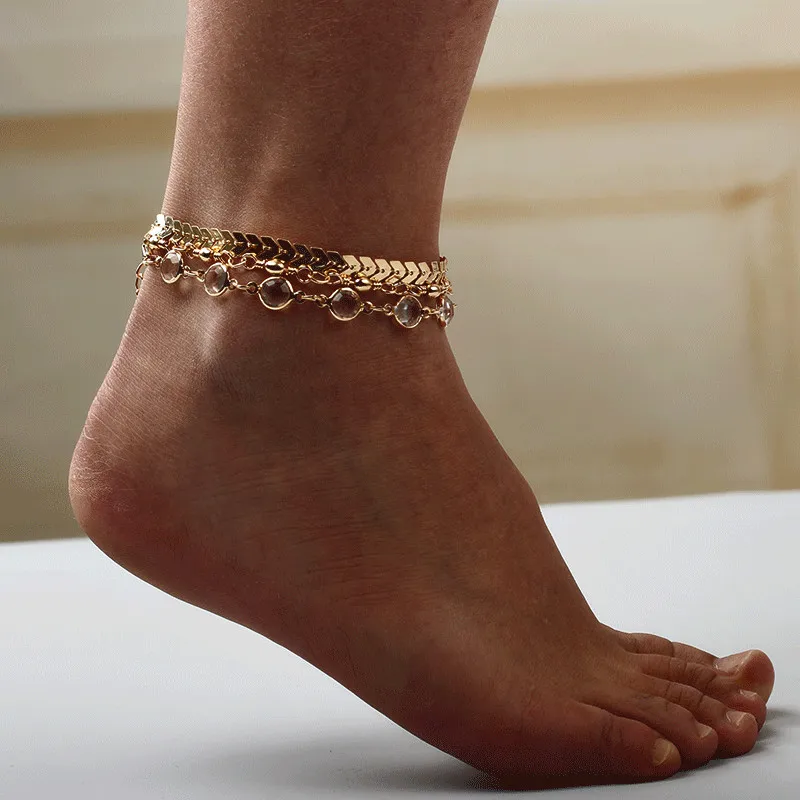 

Wholesale arrows anklet europe and american caleg cuffs fashion jewelry fetters fashion accessories foot feet chain jewel
