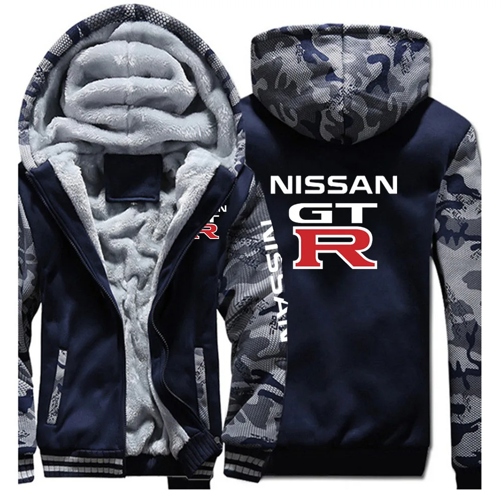 

GTR Winter Custom Hoodies Comfortable Men Print Jackets Thicken Hoodie Coat Clothing Casual Sweatshirts For Man